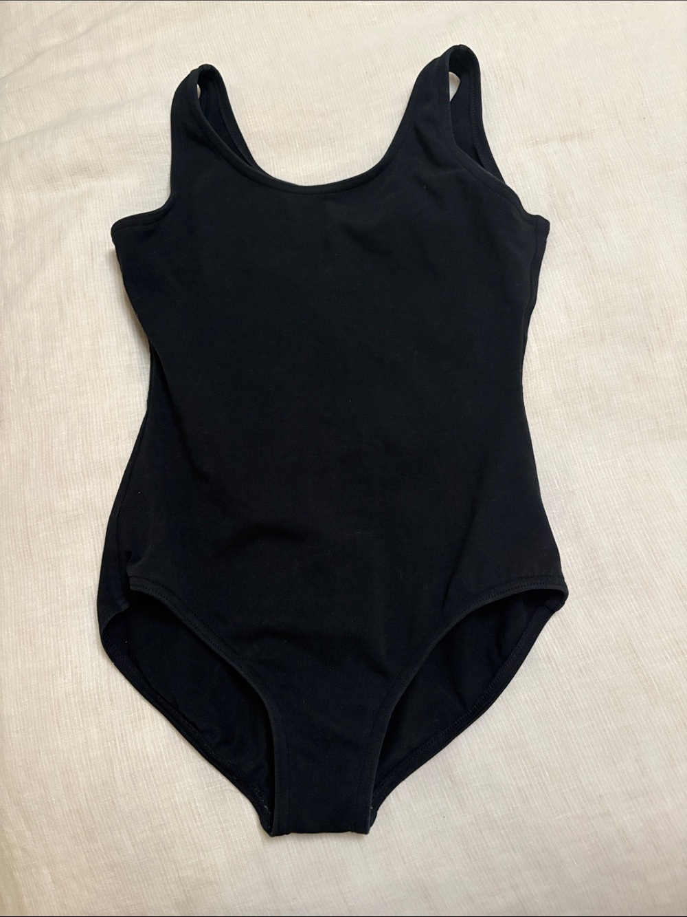 Capezio Black Girls' Tank Leotard Bodysuit